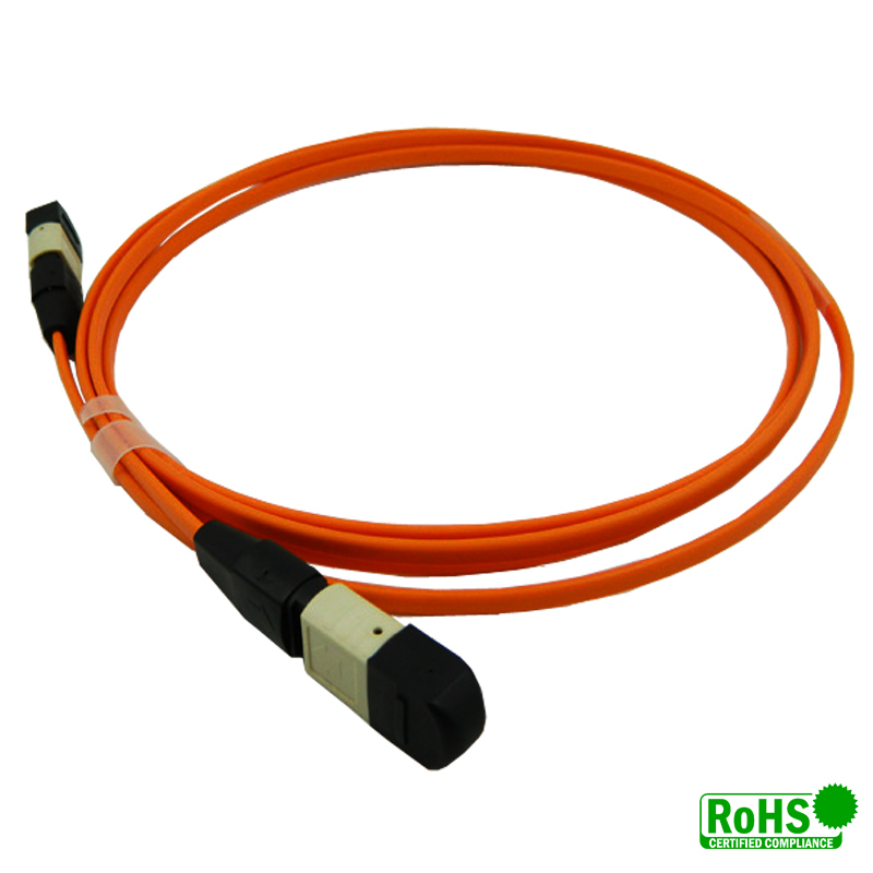 12F MPO / MPO Ribbon OM2 Optical Cable